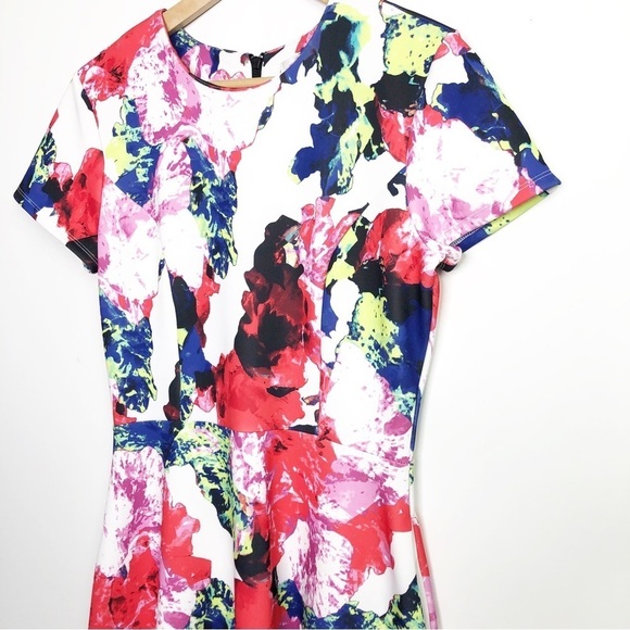 Milly X Design Nation Rosabella fit and flare floral print mini dress - Picture 10 of 13